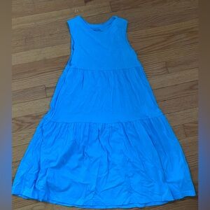 Crewcuts teal 3 tiered knit dress